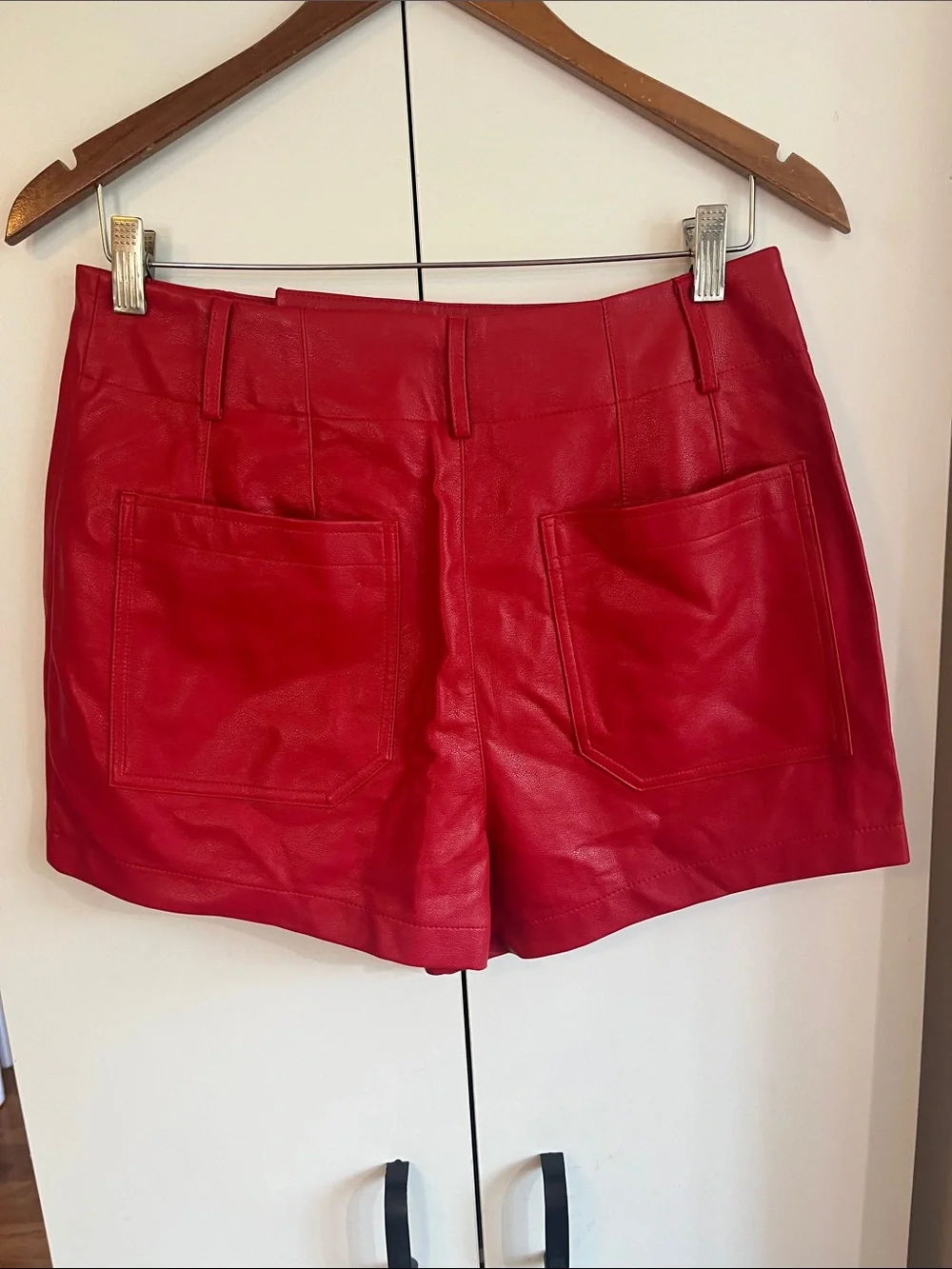 Anthropologie Colette Faux Leather Shorts Size 30 NWT - Picture 10 of 12